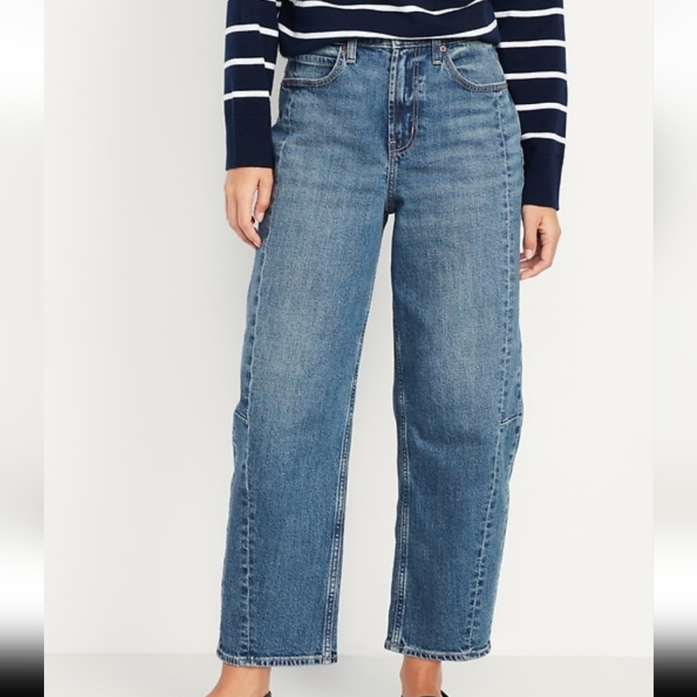 Old Navy Women's Barrel Ankle Jeans